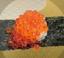 Premium Hokkaido Salmon Roe Seaweed Roll