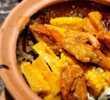 Stir-fried Giant Shrimp with Salted Egg Yolk
