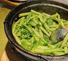 Shrimp Paste Stir-fried Water Spinach