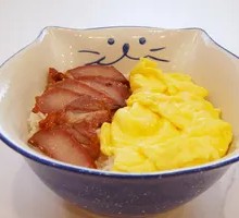 Swiss Sauce Caramelized Barbecue Rice with Egg