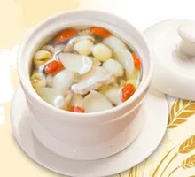 Lotus Seed and Lily Bulb Stewed Lean Pork Soup