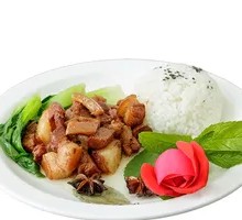 Pork Rib and Braised Pork Rice