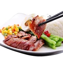 Braised Pork Ribs and Char Siu Rice