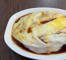 Egg and Pork Roll in Rice Noodle