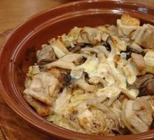Beef Liver Mushroom Sauce Chicken Cheese Rice Bake