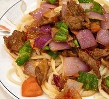 Fried Meat Noodles