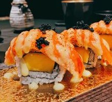 Flame-Infused King Crab Roll