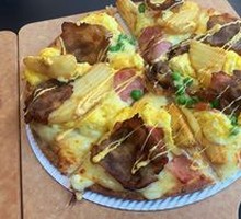Teriyaki Beef and Potato Pizza