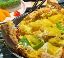 Cheesy Curry Chicken Buns