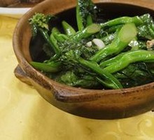 Stir-fried Mustard Greens with Garlic