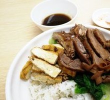 Goose Meat and Goose Intestine Rice