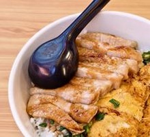 Ginger and Scallion Pork Cutlet Rice