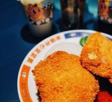 Bofu Crispy Cheese Pork Chop Rice (2 Large Pieces)