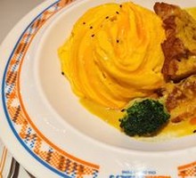 Curry Pork Cutlet Omelette Rice