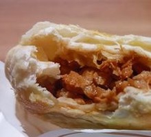 Freshly Roasted Meat in Flatbread
