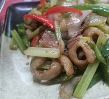 Stir-fried Pork Neck Meat