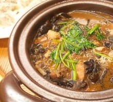 Chicken Stewed with Mushrooms