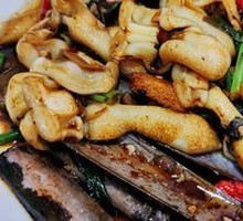 Stir-fried Large Clams