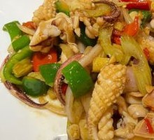 Stir-Fried Fresh Squid