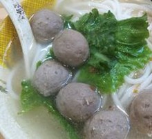 Beef Meatball Rice Noodles