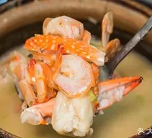 Fresh Shrimp and Crab Rice Porridge