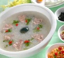 Century Egg and Pork Porridge