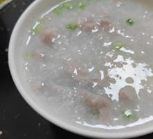 Pork Slice Porridge