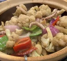 Shrimp Paste Stir-fried Cauliflower