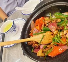 Stir-fried Blood Sausage