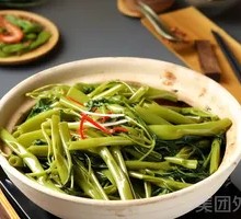 Shrimp Paste Stir-fried Amaranth Stems