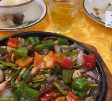 Grilled Beef on Iron Plate