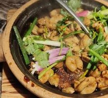 Stir-fried Crispy Blood Sausage