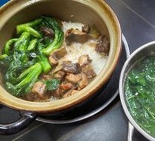 Pork Liver with Goji Leaves