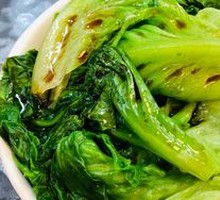 Boiled lettuce