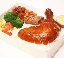 Soy Sauce Chicken Leg Rice