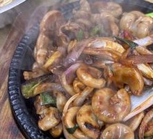 Stir-fried Blood Sausage