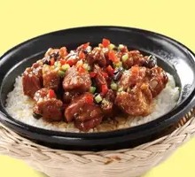Braised Pork Ribs Claypot Rice