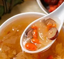 Tangyuan Dessert with Tremella, Red Dates and Goji Berries