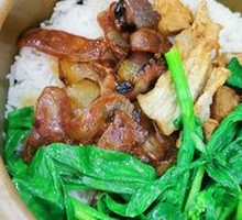 Braised Pork, Char Siu, and Preserved Pork Platter