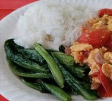 Tomato and Pork Rice