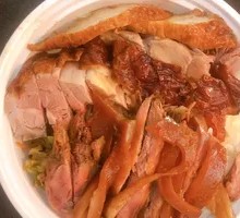 Lungjiang Pork Trotter and Roast Duck Rice