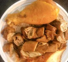 Pork Intestine and Chicken Leg Rice