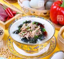 Century Egg and Pork Porridge
