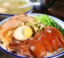 Longjiang Pig Trotter and Meat Roll Rice