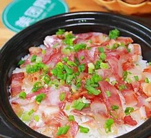 Steamed Rice with Preserved Meat