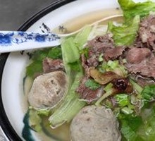 Beef and Beef Ball Rice Noodles