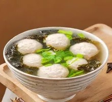 Seaweed and Pork Ball Soup