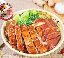 Pork Trotter and Roast Duck Rice