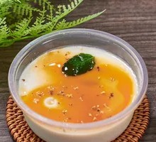 Black Sugar Ice Tofu Pudding