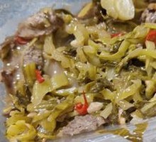 Sour Cabbage Beef Rice